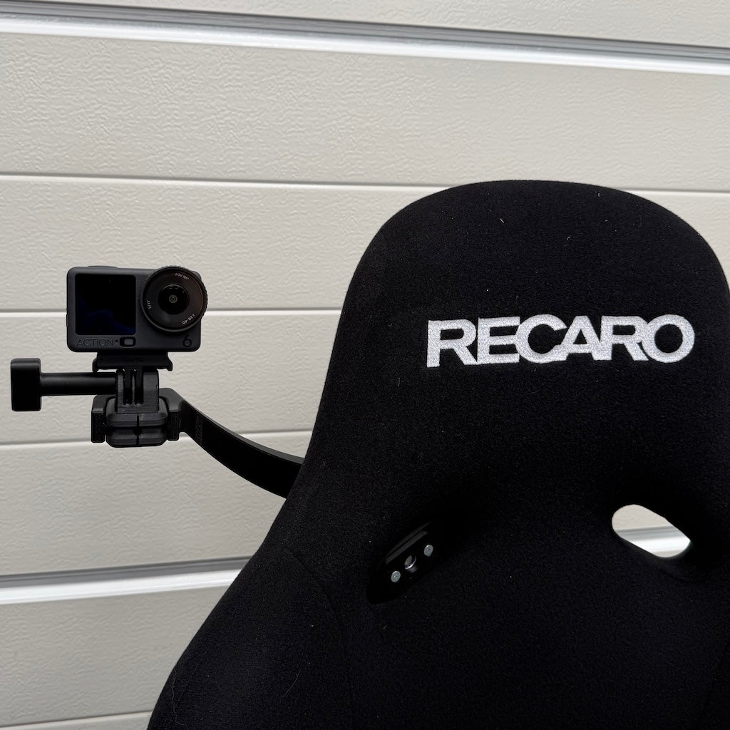 GoPro Mount for Recaro Pole Position - V7 - for Left Seat